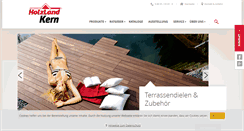 Desktop Screenshot of holzland-kern.de
