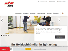 Tablet Screenshot of holzland-kern.de
